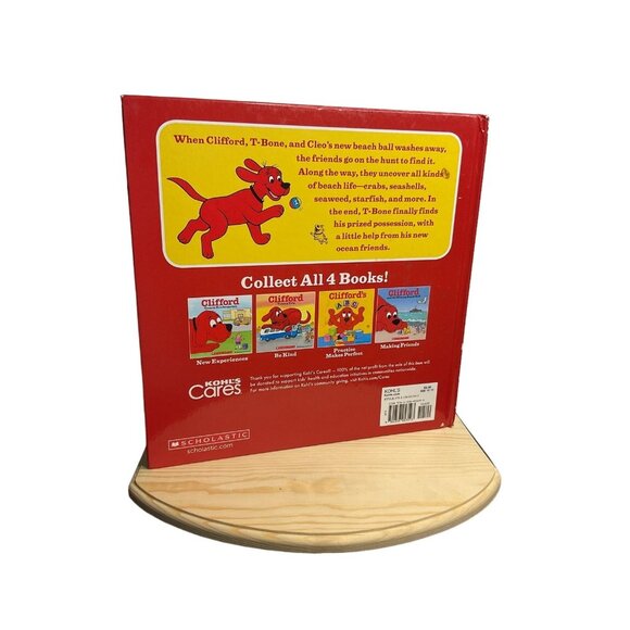 Clifford Plush Toy & Clifford And The Missing Beach Ball Scholastic Kohls Cares - Picture 5 of 10